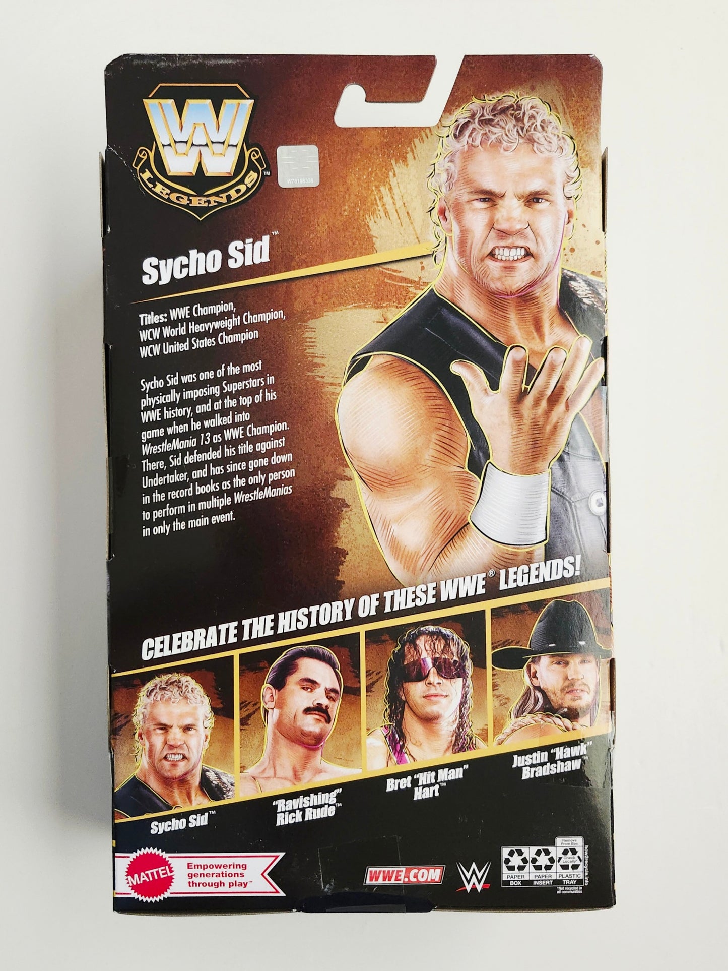 WWE Legends Elite Collection Series 25 Sycho Sid Exclusive Action Figure