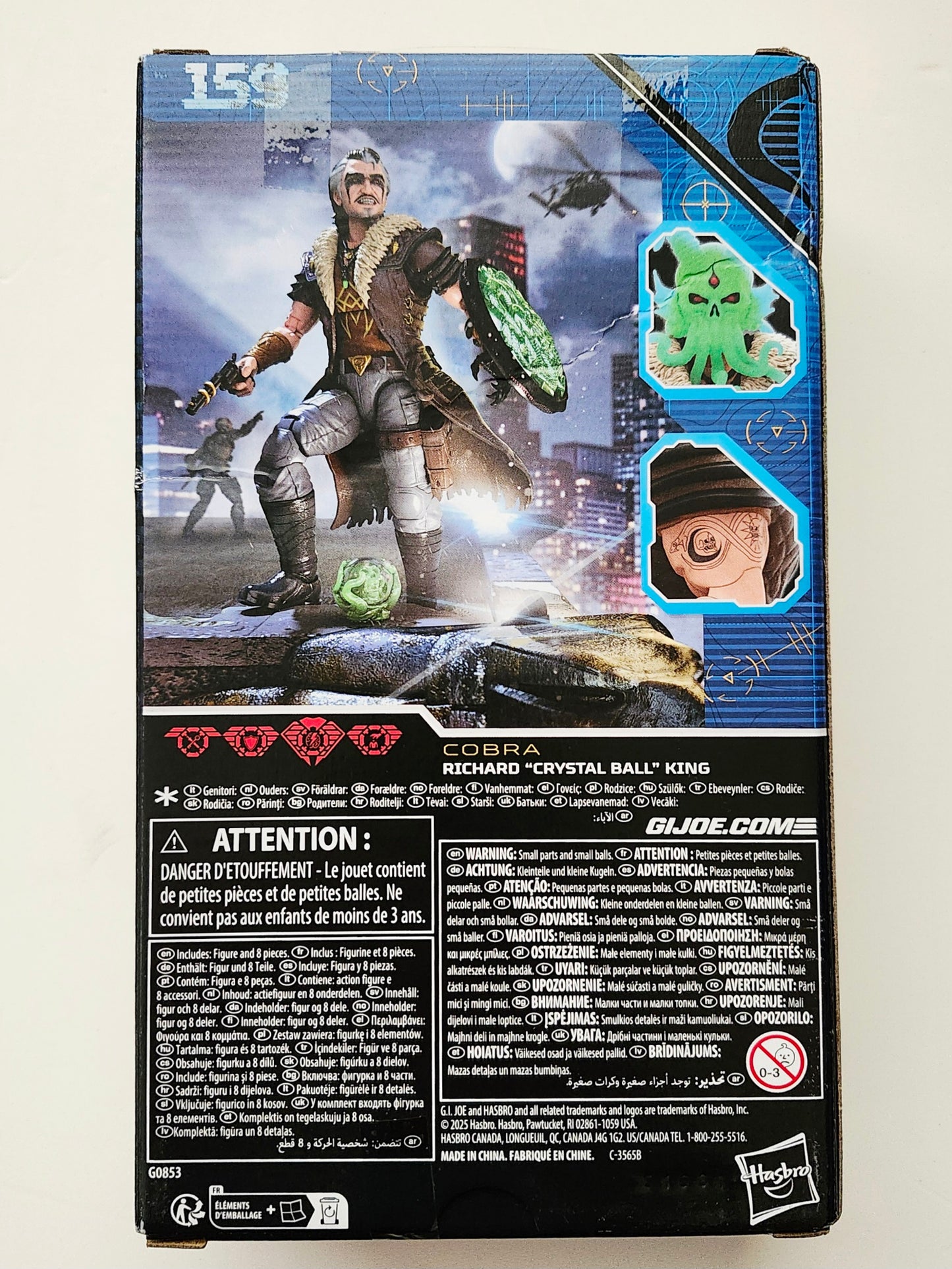 G.I. Joe Classified Series #159 Richard "Crystal Ball" King Exclusive 6-Inch Action Figure, Not Mint