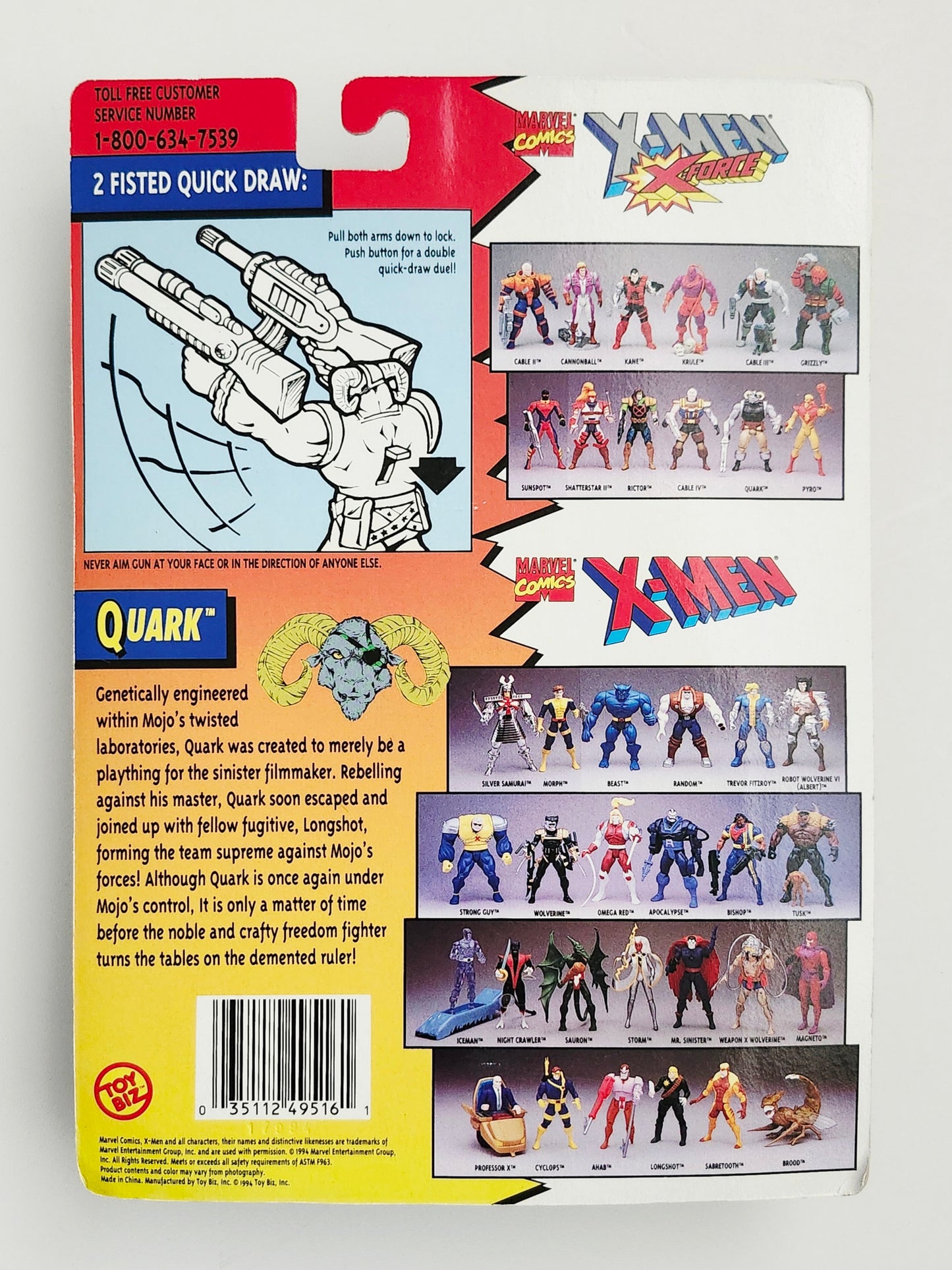 X-Men/X-Force Quark 5-Inch Action Figure, 1994