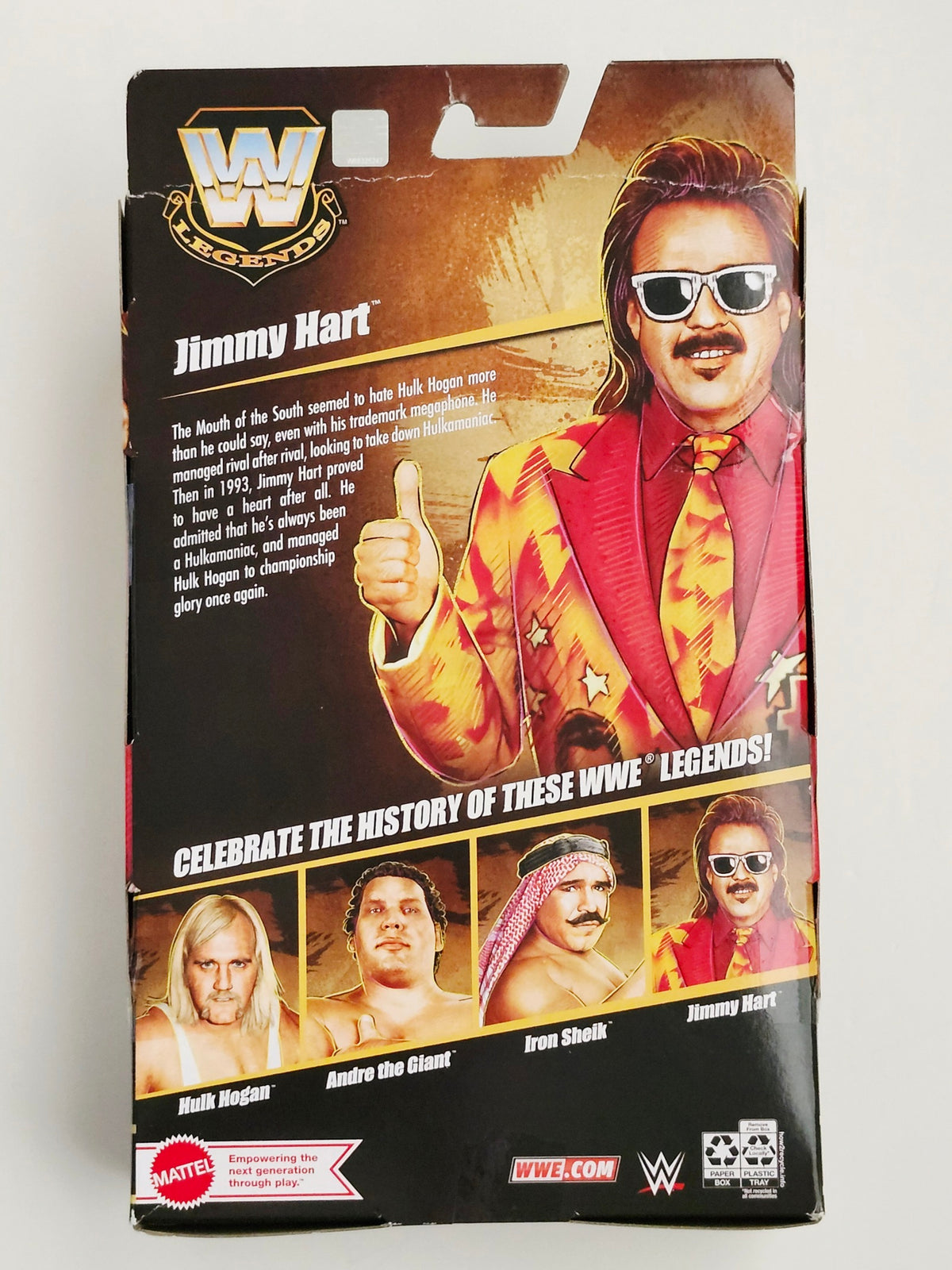 WWE Legends Elite Collection Series 21 Jimmy Hart Exclusive Action Figure, Not Mint