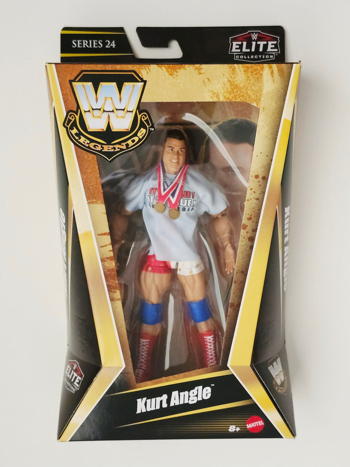 WWE Legends Elite Collection Series 24 Kurt Angle Exclusive Action Figure, Not Mint