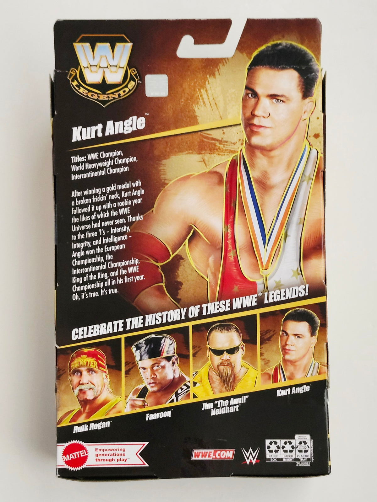 WWE Legends Elite Collection Series 24 Kurt Angle Exclusive Action Figure, Not Mint