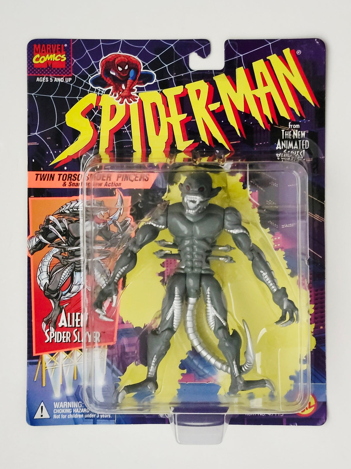 Spider-Man Alien Spider Slayer with Twin Torso Spider Pincers 5-Inch Action Figure