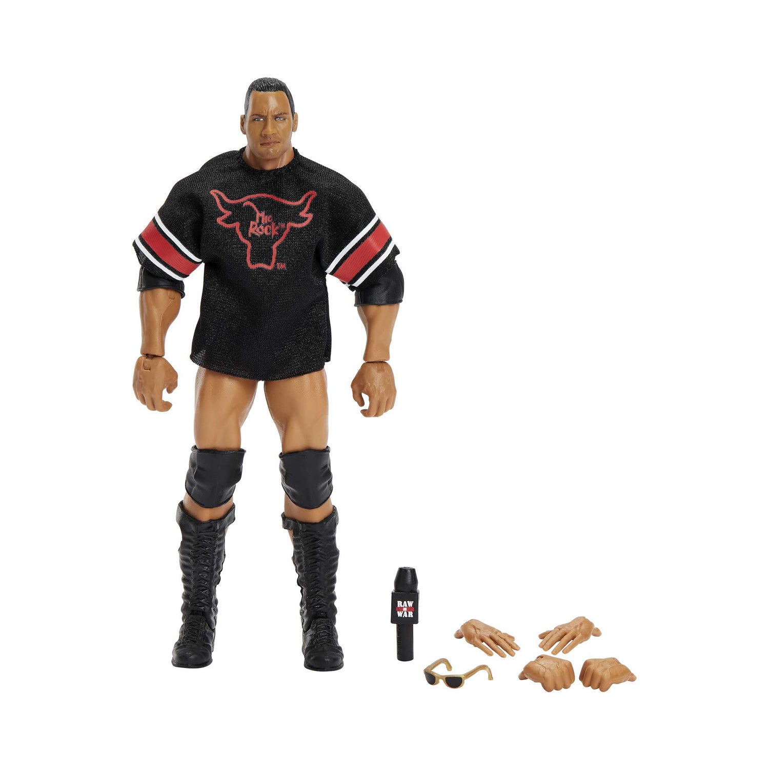 Wwe the rock elite collecti s action figure fashion