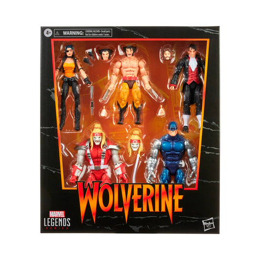 Marvel Legends Wolverine vs. Villains 6-Inch Action Figure 5-Pack (Wolverine, Omega Red, Cyber, Callisto, Jason Wyngarde)
