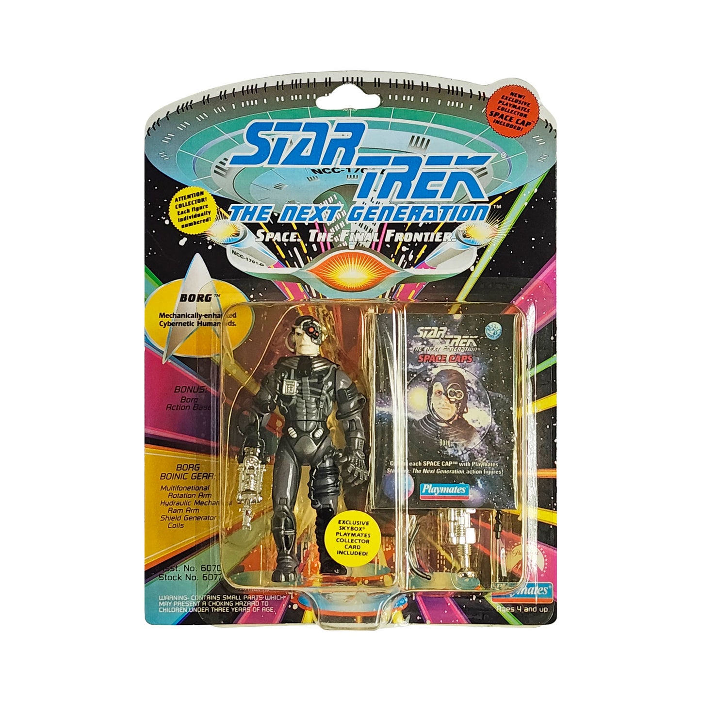 Star Trek: The Next Generation Borg II with Space Cap 4.5-Inch Action Figure