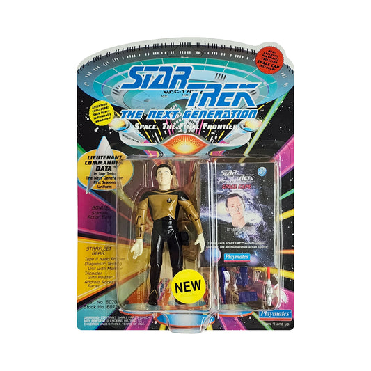 Star Trek: The Next Generation Lieutenant Commander Data in 1st Season Uniform with Space Cap 4.5-Inch Action Figure