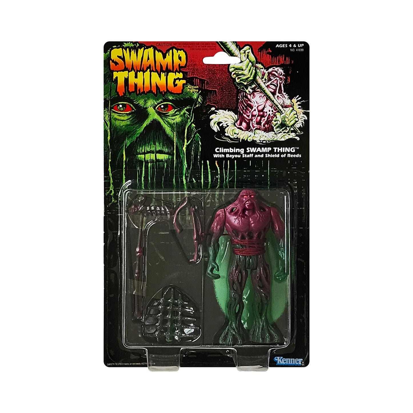 Swamp Thing Series Climbing Swamp Thing 5-Inch Action Figure, 1991