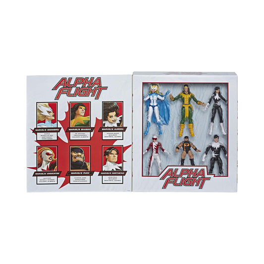 Marvel Legends Alpha Flight 6-Inch Scale Exclusive Action Figure 6-Pack (Snowbird, Shaman, Aurora, Vindicator, Puck, Northstar)