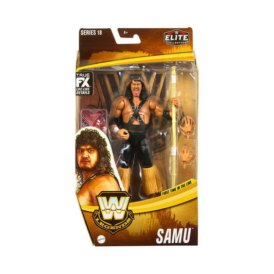 WWE Legends Elite Collection Series 18 Samu (Black Pants) Exclusive Action Figure