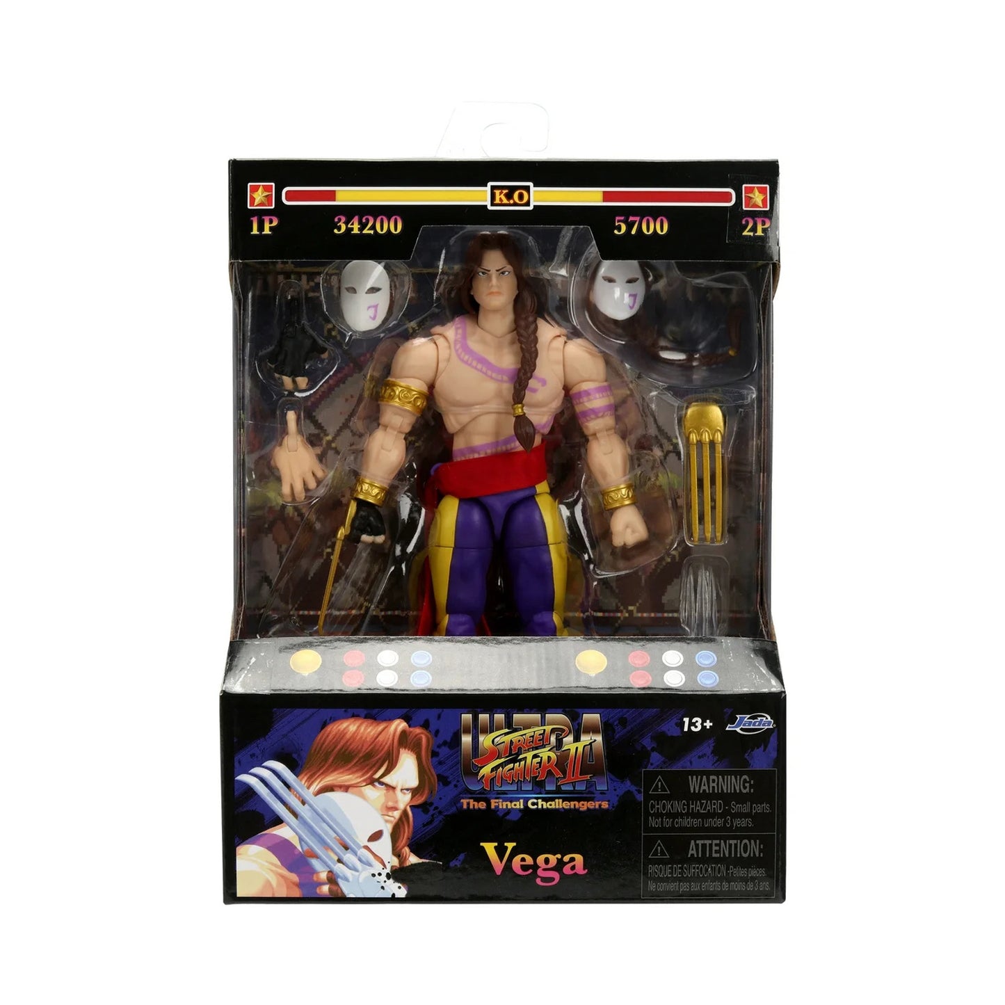 Ultra Street Fighter II Series 4 Vega 6-Inch Action Figure