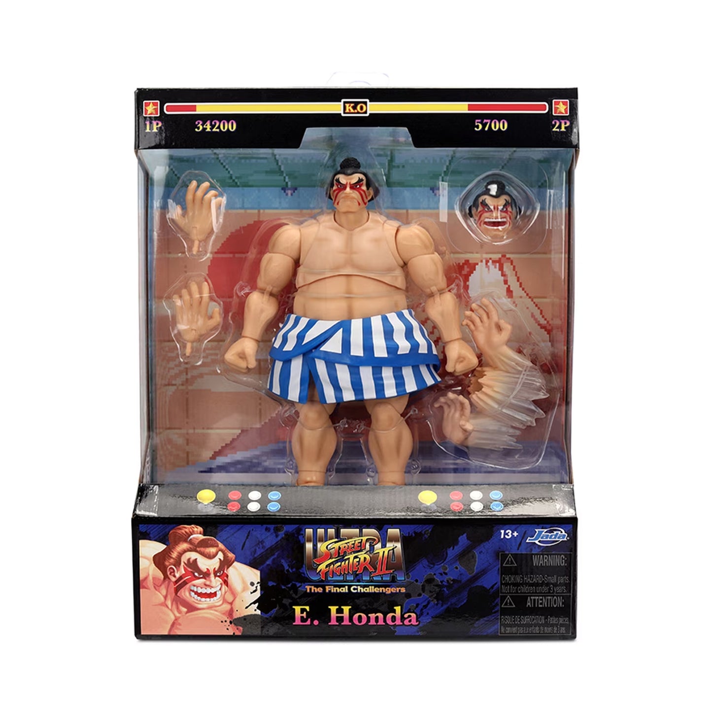 Ultra Street Fighter II Deluxe E. Honda 6-Inch Action Figure