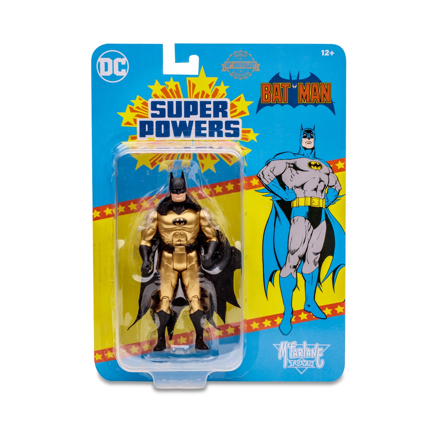 DC Super Powers Batman Gold Edition 4.5-Inch Action Figure, Not Mint