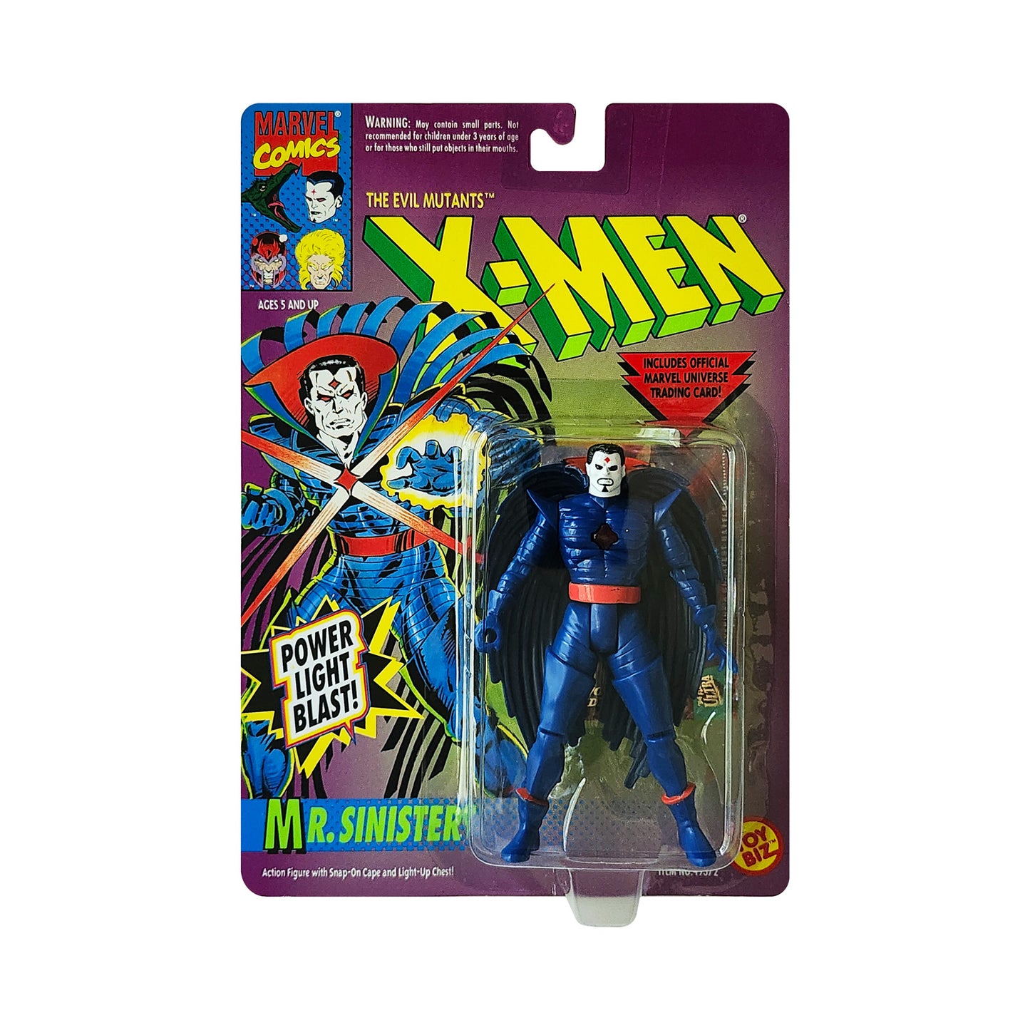 X-Men Mr. Sinister (Bearded) 5-Inch Action Figure, 1993