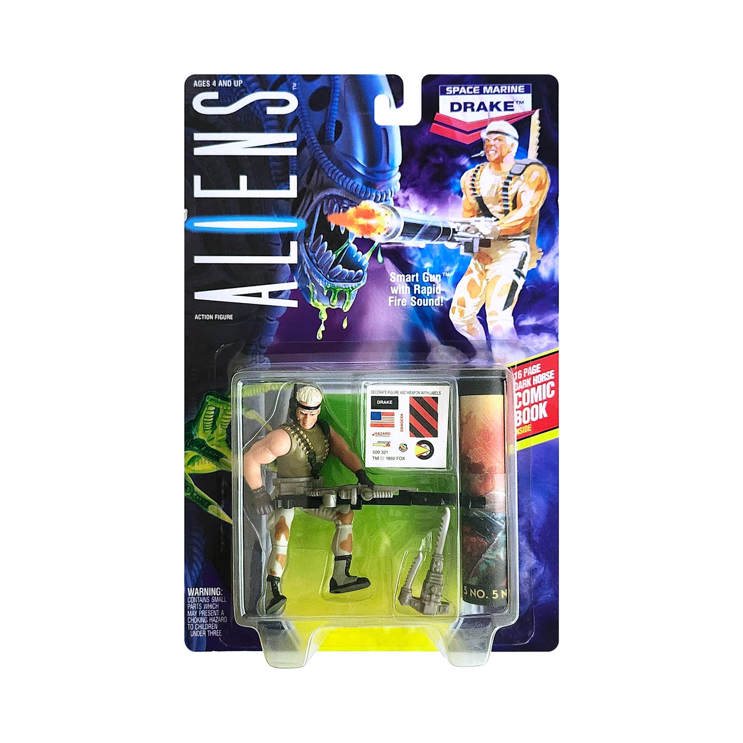 Aliens Space Marine Drake 4.5-Inch Action Figure, 1992