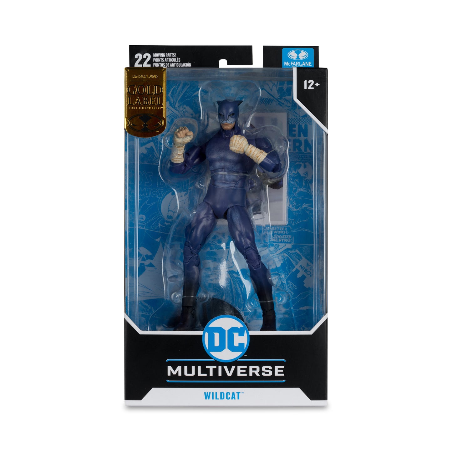 DC Multiverse Gold Label Wildcat (JSA) Exclusive 7-Inch Action Figure, Not Mint