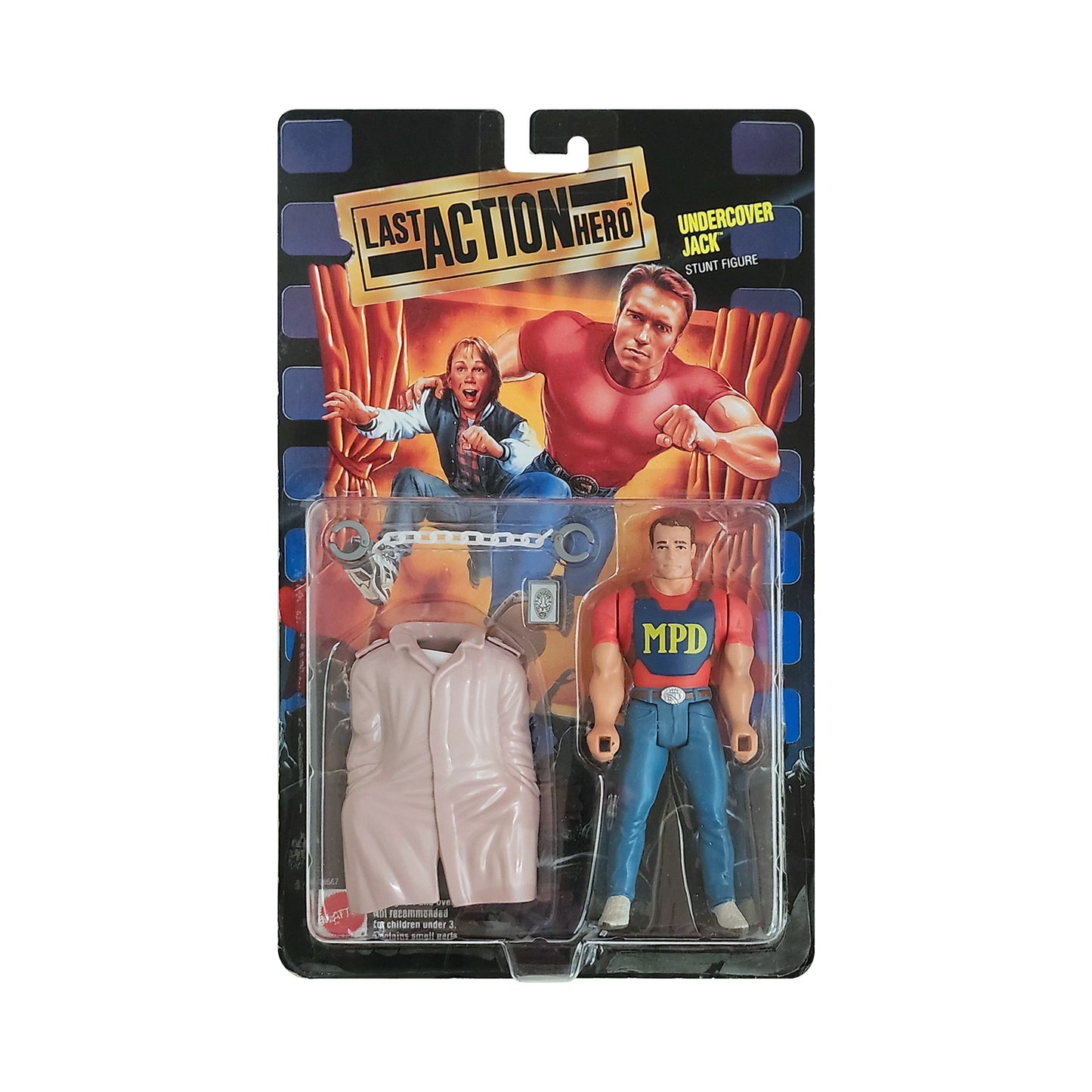 Last Action Hero Undercover Jack Stunt Action Figure, 1993