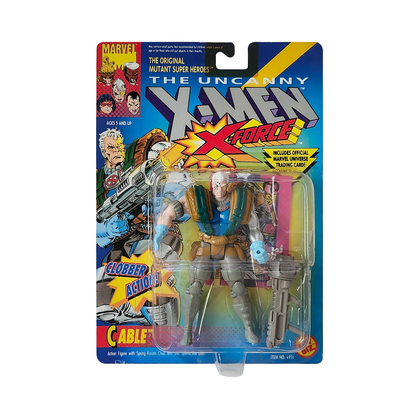 X-Men/X-Force Cable 5-Inch Action Figure, 1992