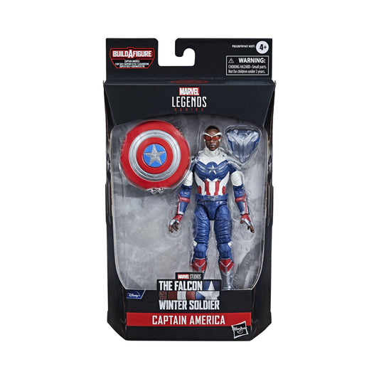 Marvel Legends Captain America Flight Gear Series Captain America (Sam Wilson) 6-Inch Action Figure