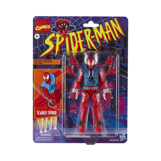Marvel Legends Spider-Man Retro Collection Scarlet Spider 6-Inch Action Figure
