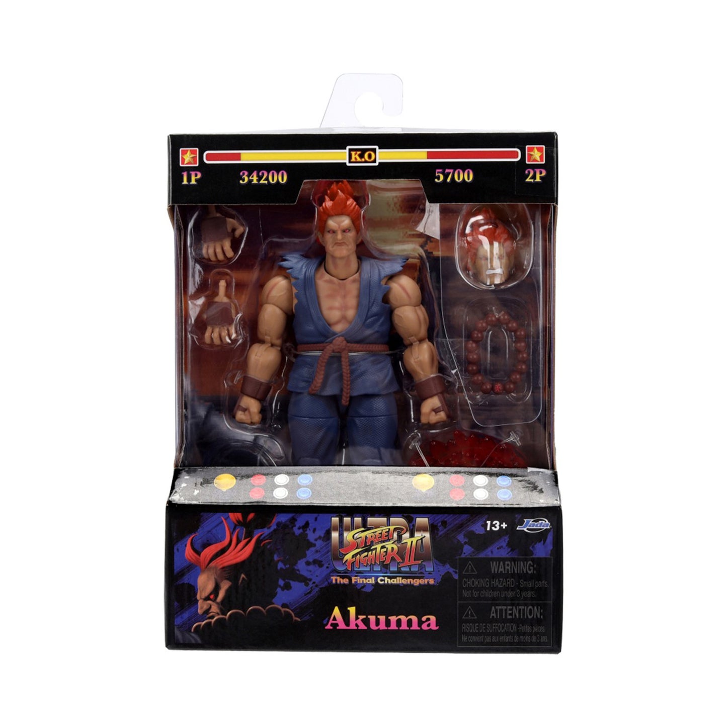 Ultra Street Fighter II Series 4 Akuma 6-Inch Action Figure