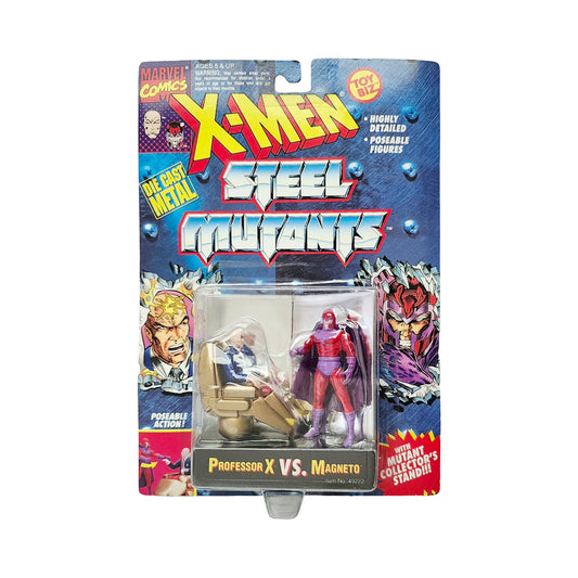 X-Men Steel Mutants Professor X vs. Magneto Die Cast Action Figure 2-Pack