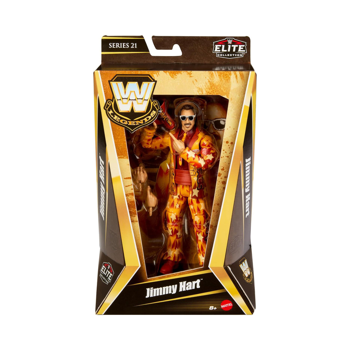 WWE Legends Elite Collection Series 21 Jimmy Hart Exclusive Action Figure, Not Mint