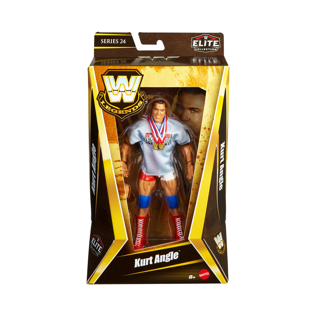 WWE Legends Elite Collection Series 24 Kurt Angle Exclusive Action Figure, Not Mint
