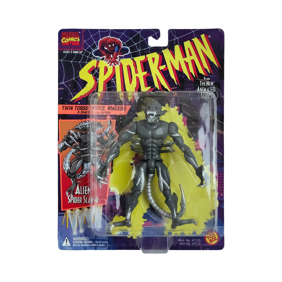 Spider-Man Alien Spider Slayer with Twin Torso Spider Pincers 5-Inch Action Figure