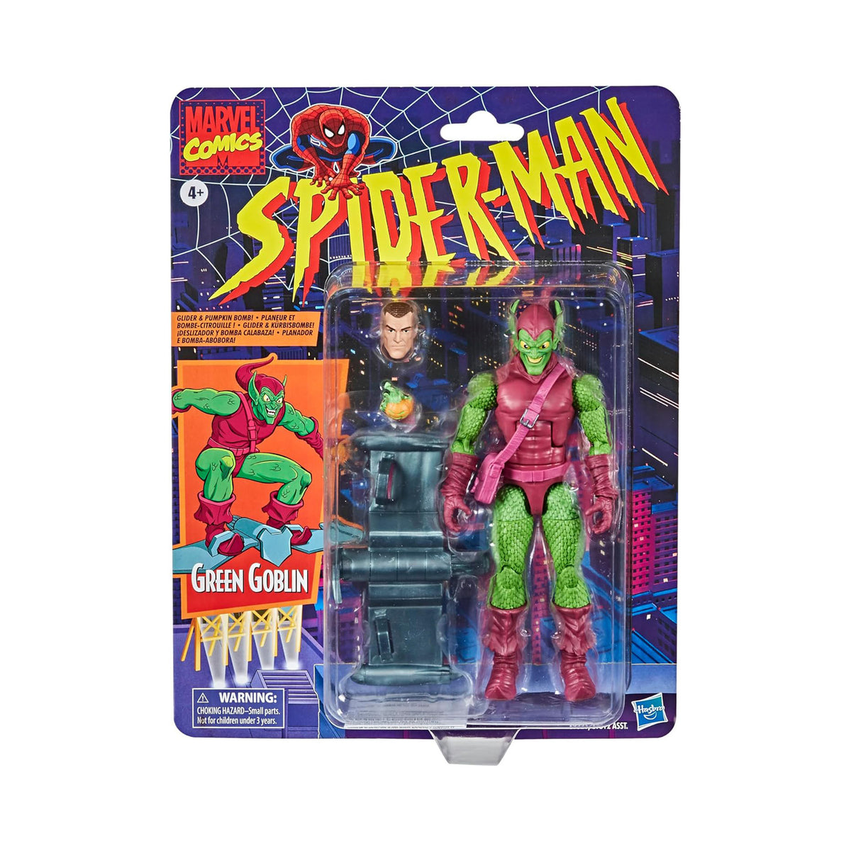 Marvel Legends Spider-Man Retro Collection Green Goblin 6-Inch Action Figure