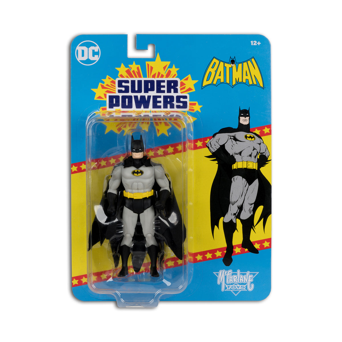 DC Super Powers Batman (Black and Grey) 4.5-Inch Action Figure