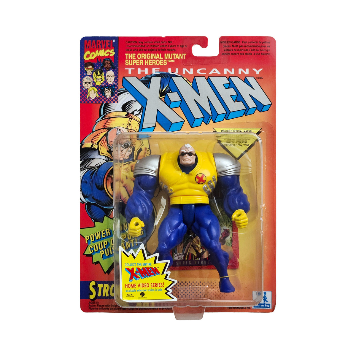 X-Men Strong Guy 5-Inch Action Figure (Canadian Card), 1993
