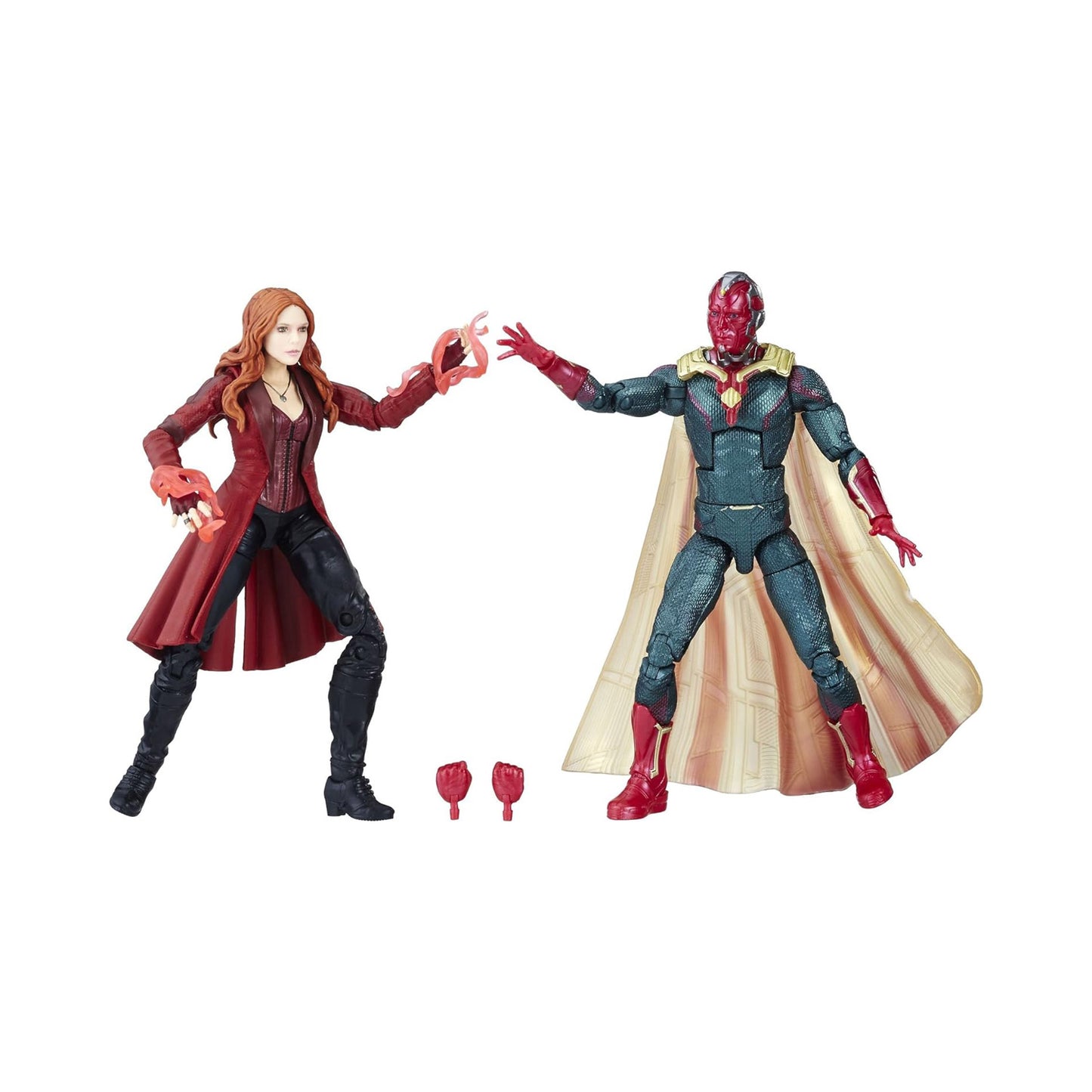 Marvel Legends Avengers Infinity War Scarlet Witch and Vision Exclusive Action Figure 2-Pack