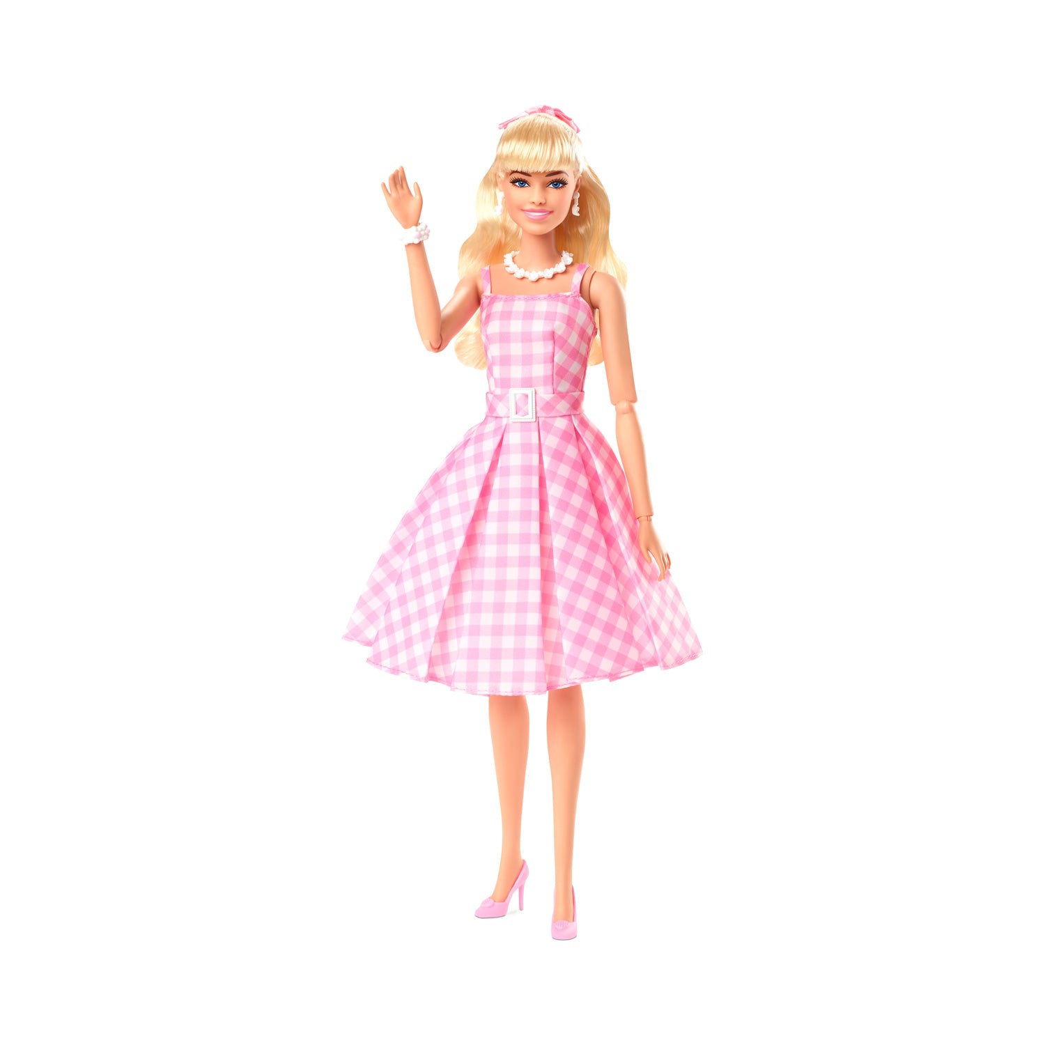 Barbie The Movie Barbie Doll, Pink Gingham Dress Barbie The Movie Barbie Doll, Pink Gingham Dress