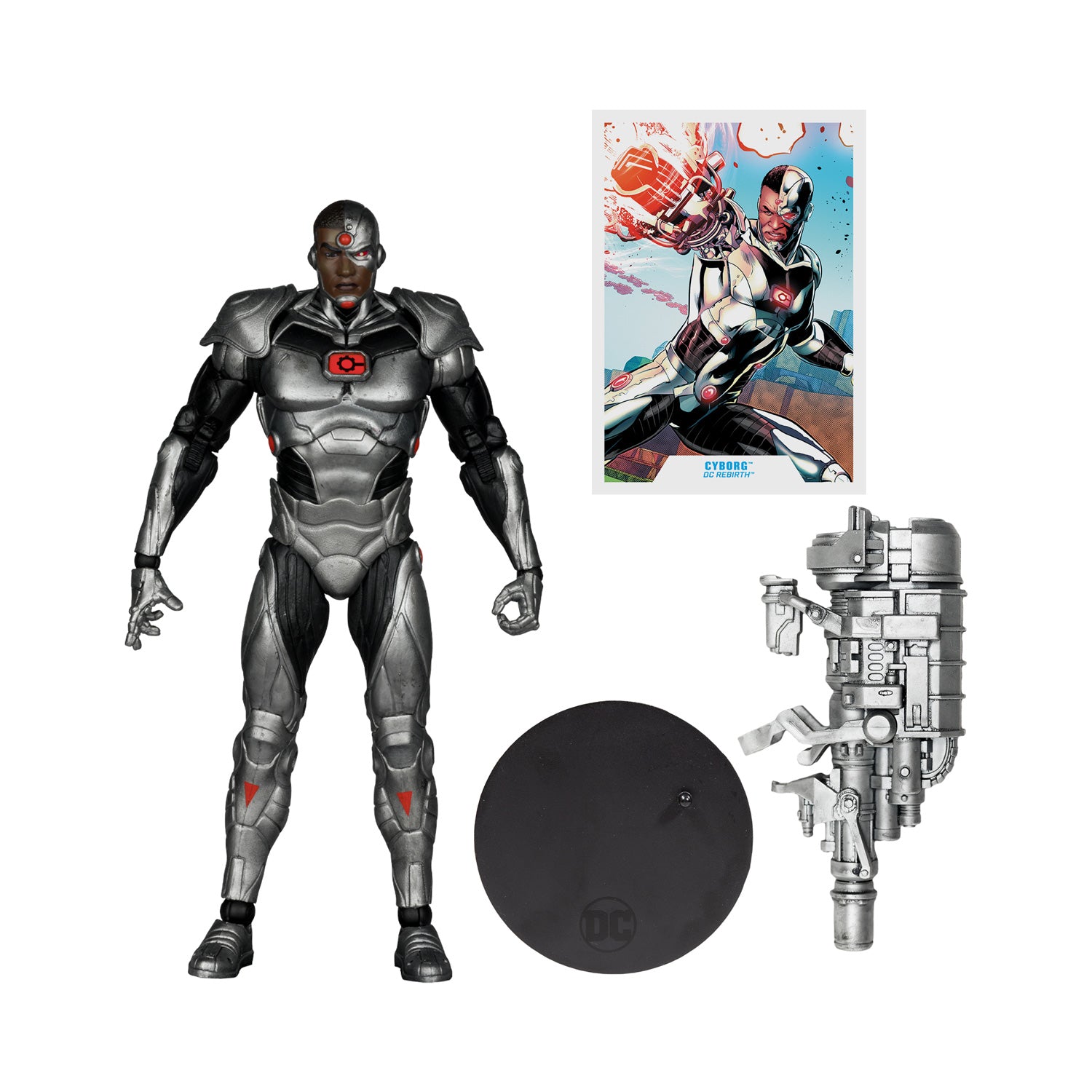 DC Multiverse Cyborg (DC Rebirth) 7-Inch Action Figure – Action