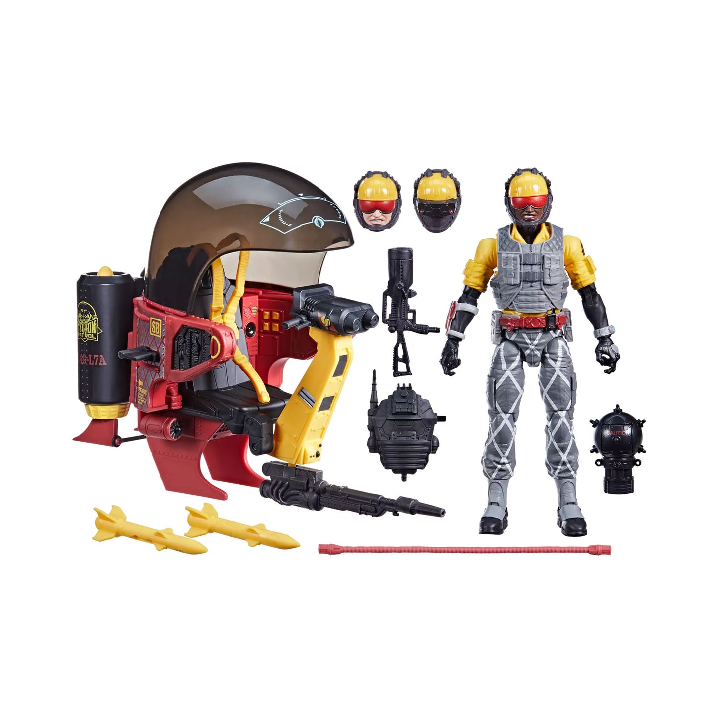 G.I. Joe Classified Series Python Patrol Tele-Viper and Cobra Flight Pod (Trubble Bubble) 6-Inch Action Figure and Vehicle