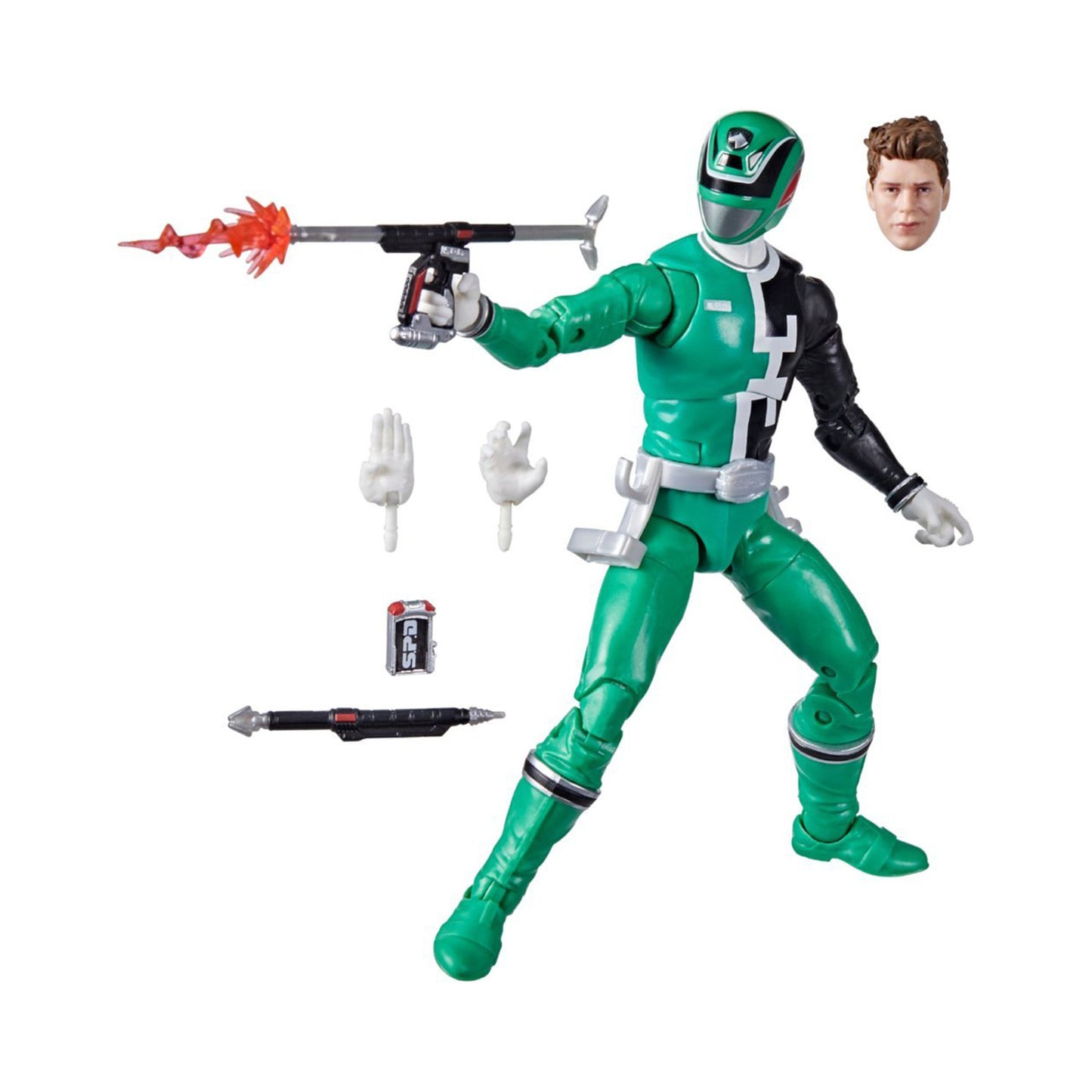 Power Rangers Lightning Collection S.P.D. Green Ranger 6-Inch Action Figure