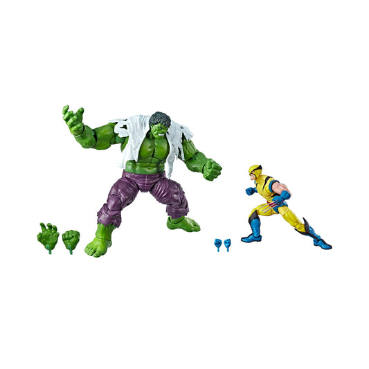 Marvel Legends 80th Anniversary Wolverine vs. Hulk Action Figure 2-Pack