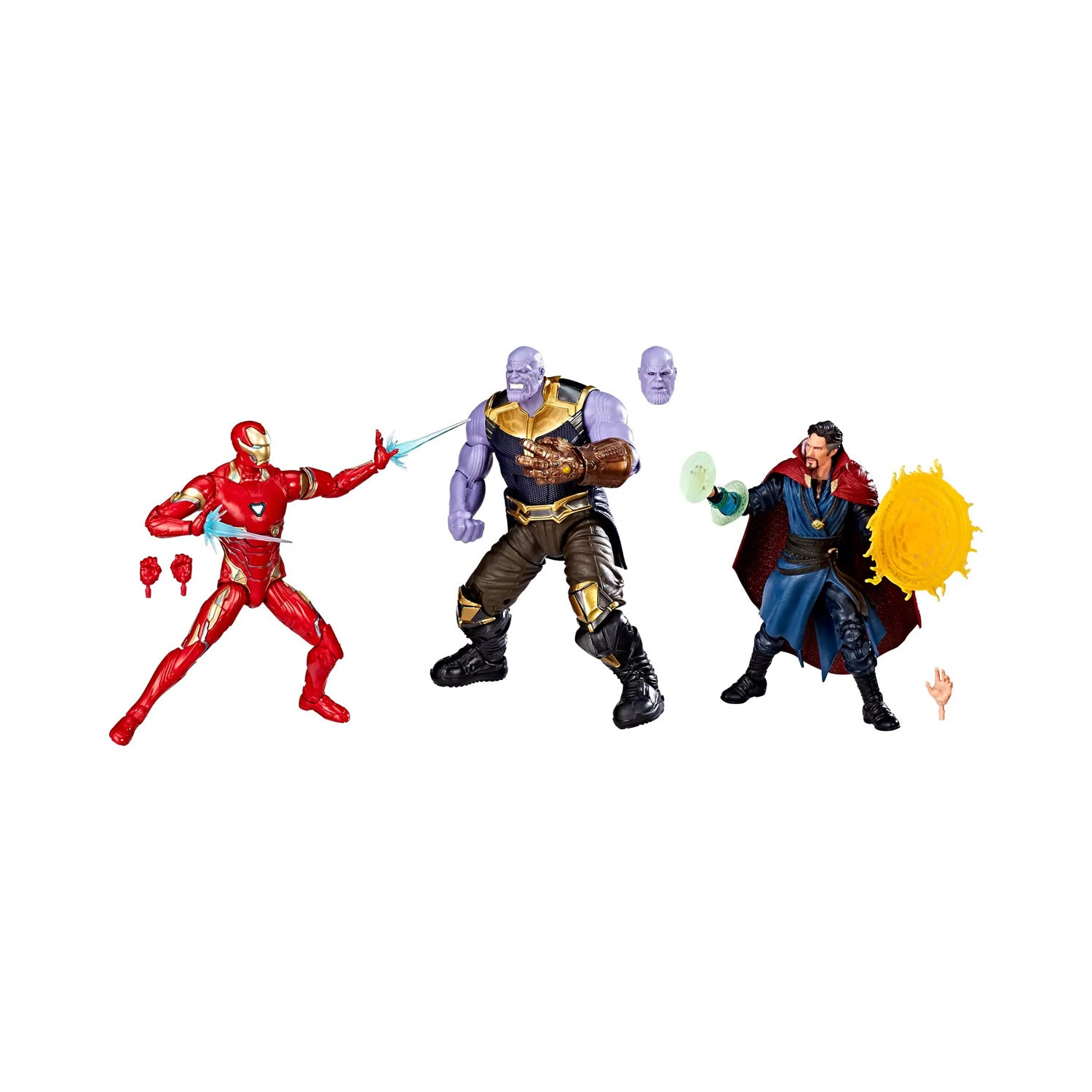 Marvel The First Ten Years Marvel Legends Iron Man, Thanos & purchases Doctor Strange