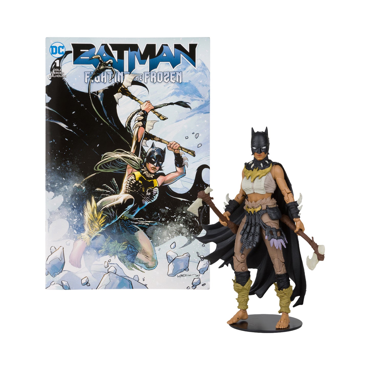 DC Direct Page Punchers Batman: Fighting the Frozen Batgirl 7-Inch Action Figure, Not Mint