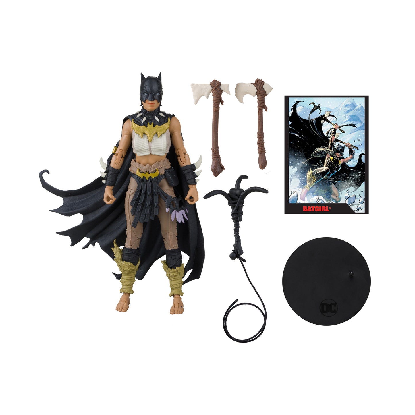 DC Direct Page Punchers Batman: Fighting the Frozen Batgirl 7-Inch Action Figure, Not Mint