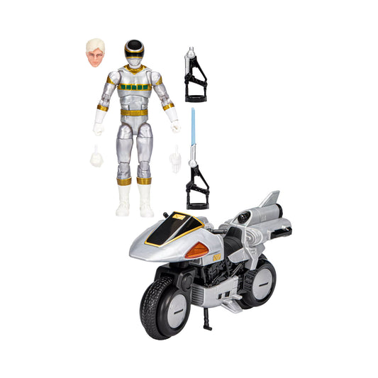 Power Rangers Lightning Collection In Space Silver Ranger 6-Inch Action Figure and Vehicle