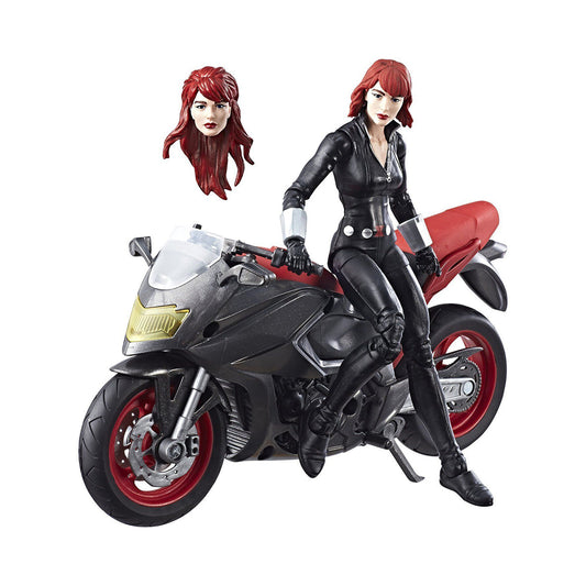 Marvel Legends Ultimate Riders Black Widow with Motorcycle 6-Inch Action Figure and Vehicle