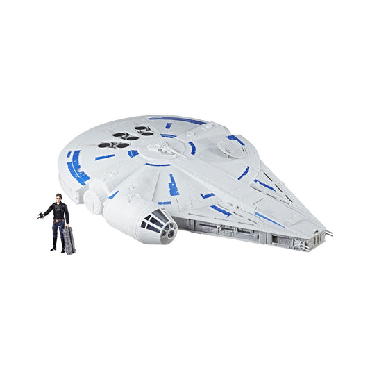 Star Wars Force Link 2.0 Kessel Run Millennium Falcon and Han Solo 3.75-Inch Scale Vehicle with Action Figure