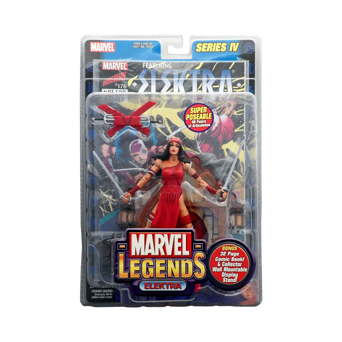 Marvel Legends Series IV Elektra 6-Inch Action Figure