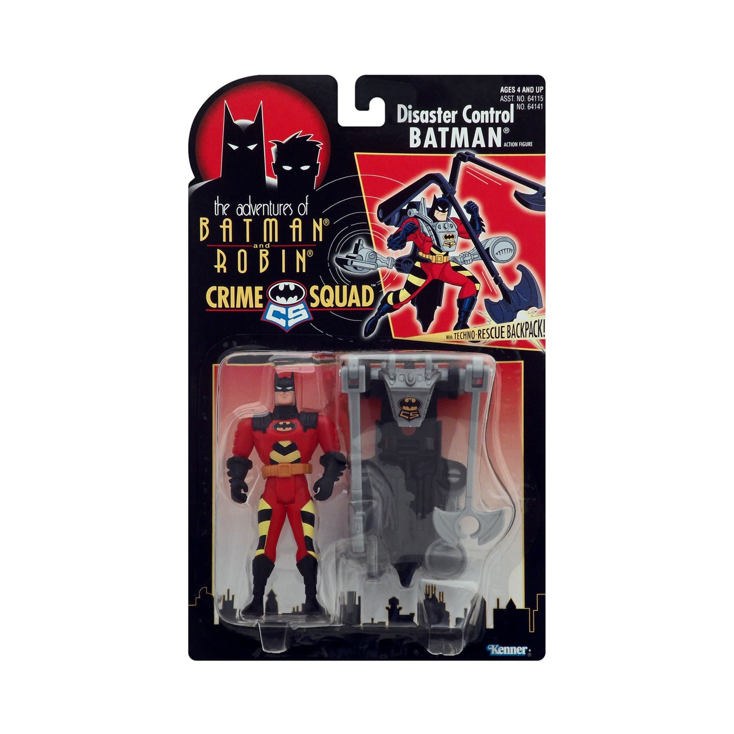 Crime Squad Disaster Control Batman Action Figure from The Adventures of Batman and Robin