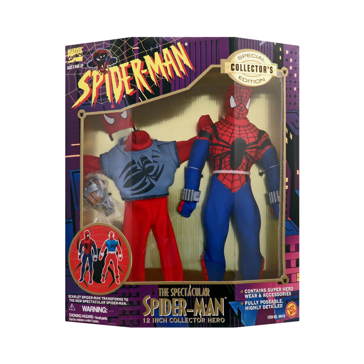 Marvel Spider Man Figure (12 Inch, Multicolour)