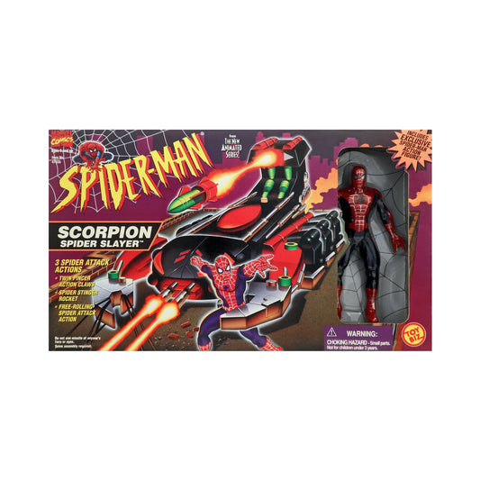 Scorpion Spider-Slayer Vehicle and Action from the Spider-Man Animated Series