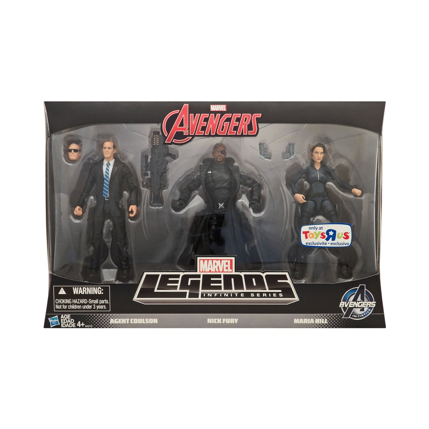 Marvel Legends Toys "R" Us Exclusive S.H.I.E.L.D. 3-Pack (Agent Coulson, Nick Fury, Maria Hill)