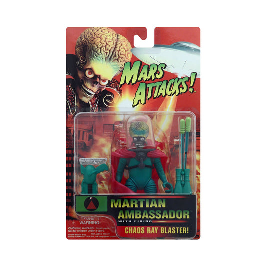 Martian Ambassador with Chaos Ray Blaster Action Figure from Mars Attacks!